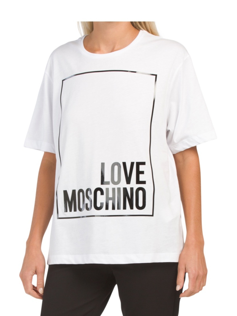 BNWT plastic letters Love moschino designer T-shirt